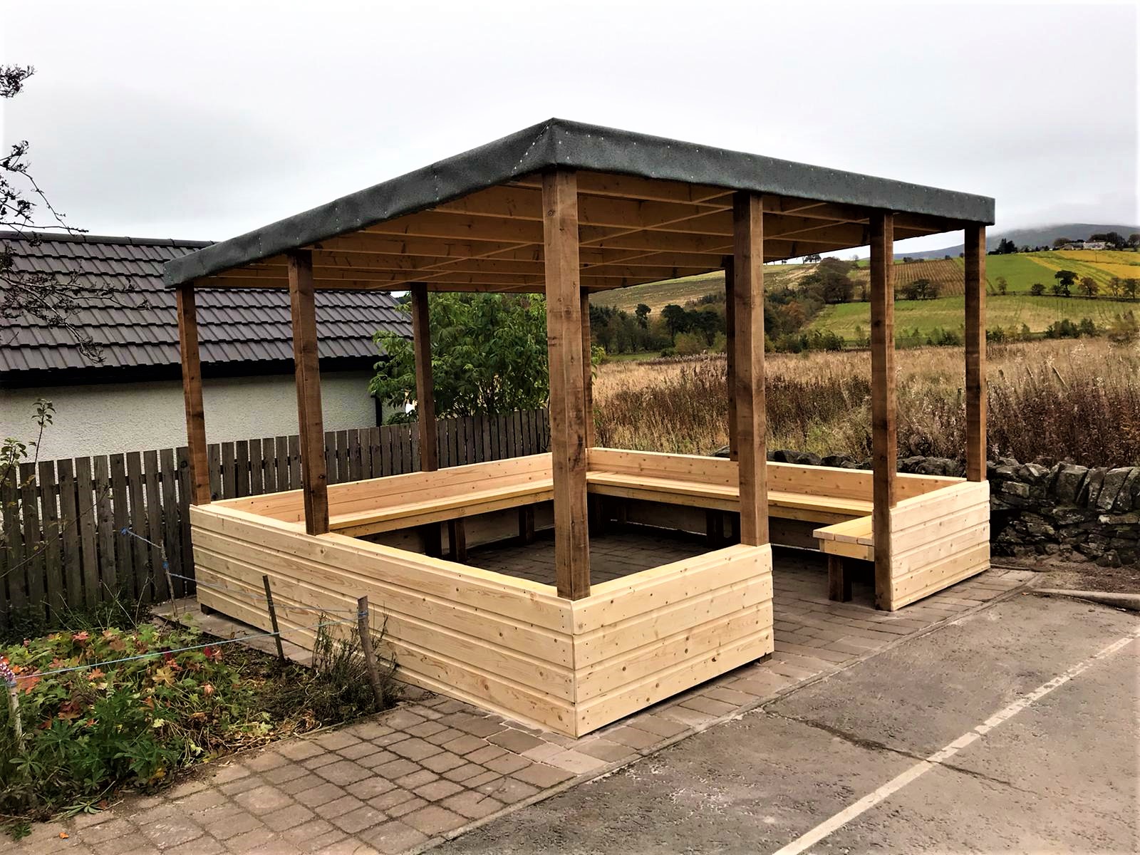 Landscape construction and groundworks — build quality in progress